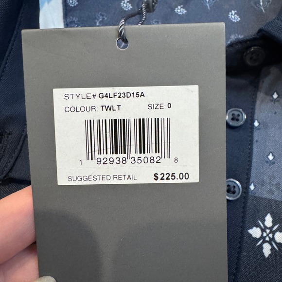 G/FORE Boro Print Tech Pique Sleeveless Golf Dress Size 0 Ladies Athleisure NEW - Picture 6 of 10